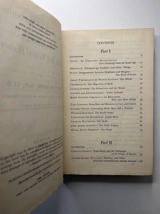 The Book of Naturalists: An Anthology of the Best Natural History (association copy)