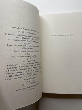 The Year of Magical Thinking (signed)