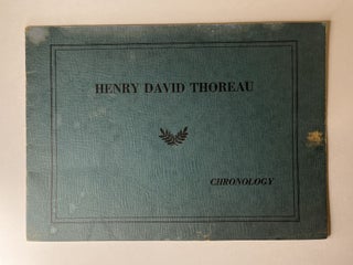 Concord: Climate for Freedom (association copy); Henry David Thoreau: Chronology (association copy)