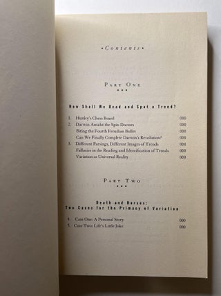 Full House: The Spread of Excellence from Plato to Darwin; The Richness of Life: The Essential Stephen Jay Gould (inscribed to Oliver Sacks)