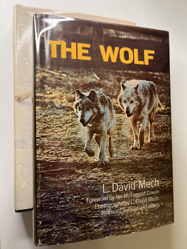 Item #1079 The Wolf: The Ecology and Behavior of an Endangered Species (association copy); Wolves of Minong: Their Vital Role in a Wild Community. L. David Mech, Durward L. Allen, signed, inscribed to, two books.