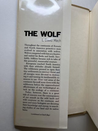 The Wolf: The Ecology and Behavior of an Endangered Species (inscribed to Durward Allen, with a signed copy of his Wolves of Minong: Their Vital Role in a Wild Community)