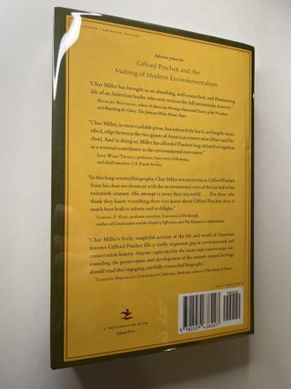 Gifford Pinchot and the Making of Modern Environmentalism (signed association copy)