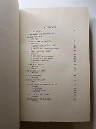 The Life and Letters of John Burroughs (with signed ALS from Barrus)