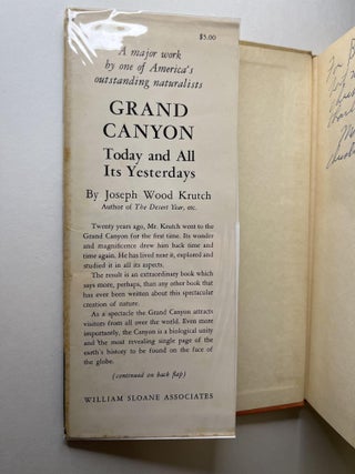 Grand Canyon: Today and All Its Yesterdays