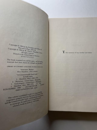 Alice Hamilton: A Life in Letters