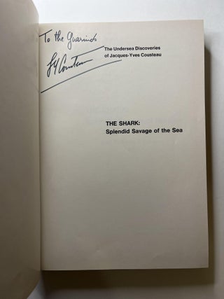 The Shark: Splendid Savage of the Sea (inscribed)