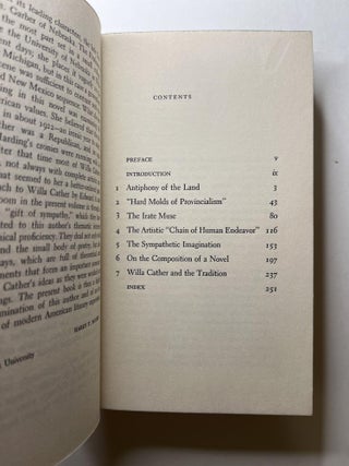 Willa Cather's Gift of Sympathy (and other Cather offprints)