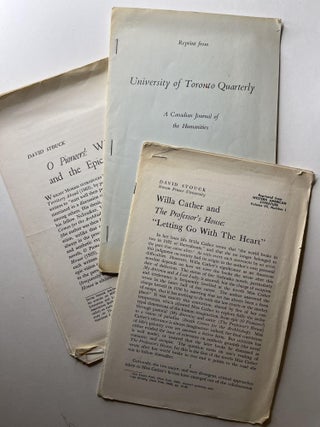 Willa Cather's Gift of Sympathy (and other Cather offprints)