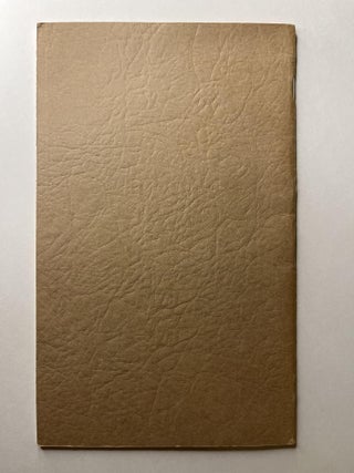 The Great Council (inscribed to Wallace Stegner)