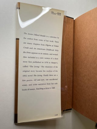The Annie Dillard Reader (association copy)