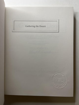 Gathering the Desert