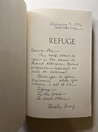 Refuge: An Unnatural History of Family and Place (association copy)
