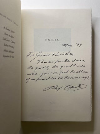 Exiles: Three Short Novels (association copy)