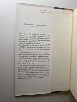 Exiles: Three Short Novels (association copy)