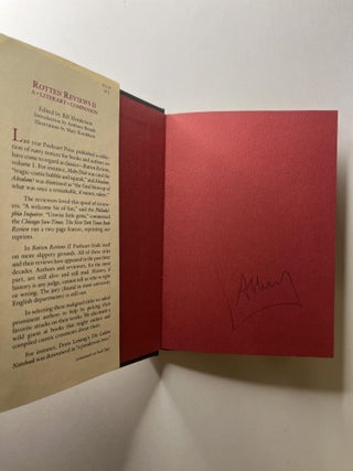 Rotten Reviews: A Literary Companion (Edward Abbey's copies, two volumes)