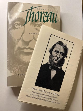 Item #1322 Thoreau: A Life of the Mind (signed). Robert D. Richardson, Henry David Thoreau
