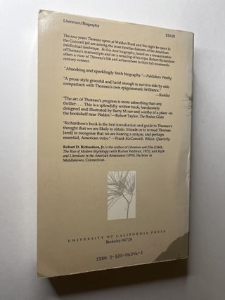 Thoreau: A Life of the Mind (signed)