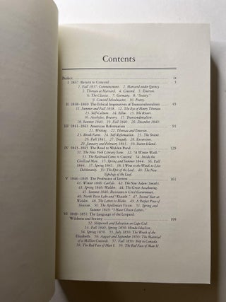 Thoreau: A Life of the Mind (signed)