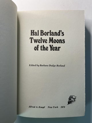 The Twelve Moons of the Year (his son's copy)