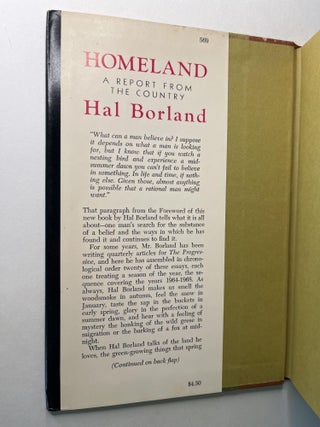Homeland: A Report from the Country (inscribed to his son)
