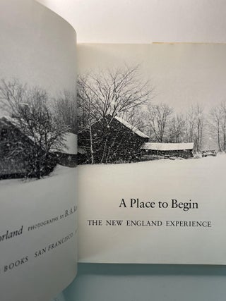 A Place to Begin: The New England Experience (inscribed to his son)