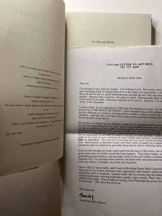 The Space Between: Literary Epiphany in the Work of Annie Dillard (signed with letter)