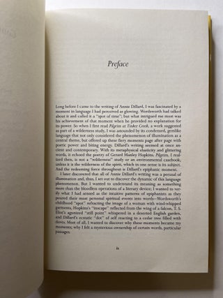 The Space Between: Literary Epiphany in the Work of Annie Dillard (signed with letter)