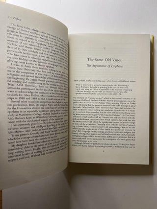 The Space Between: Literary Epiphany in the Work of Annie Dillard (signed with letter)
