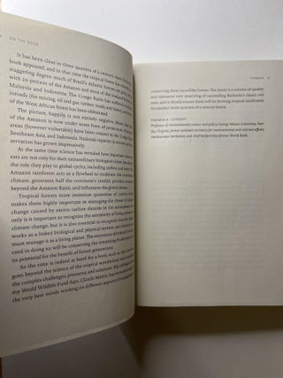 On the Edge: The State and Fate of the World's Tropical Rainforests (signed association copy with letter)