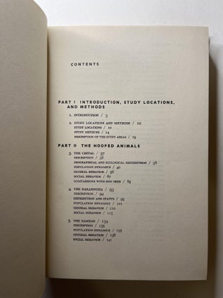 The Deer and the Tiger: A Study of Wildlife in India (signed)