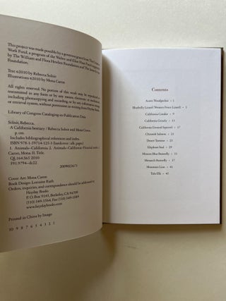 A California Bestiary (signed)