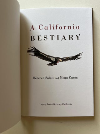 A California Bestiary (signed)