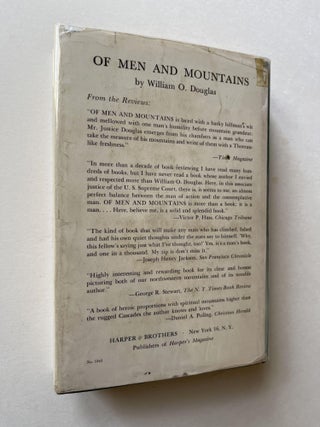 Of Men and Mountains (association copy)