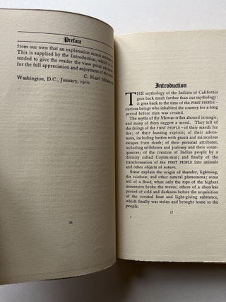 The Dawn of the World: Myths and Weird Tales Told by the Mewan Indians of California (association copy)