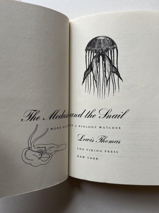 The Medusa and the Snail: More Notes of a Biology Watcher (association copy)
