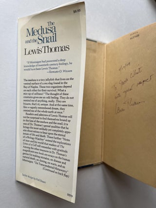 The Medusa and the Snail: More Notes of a Biology Watcher (association copy)