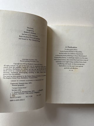 Personal Geography: Almost an Autobiography (signed)