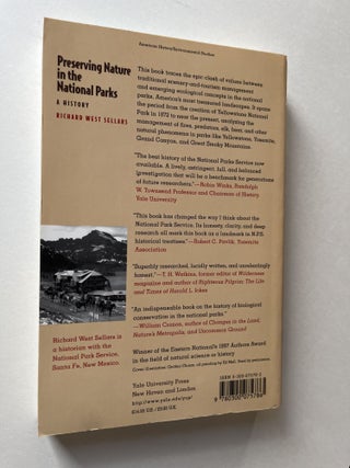 Preserving Nature in the National Parks: A History (USFS Chief Jack Ward Thomas's copy)