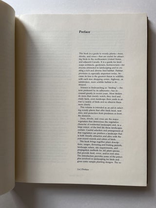 Trees, Shrubs and Vines for Attracting Birds: A Manual for the Northeast (inscribed to USFS Chief Jack Ward Thomas)