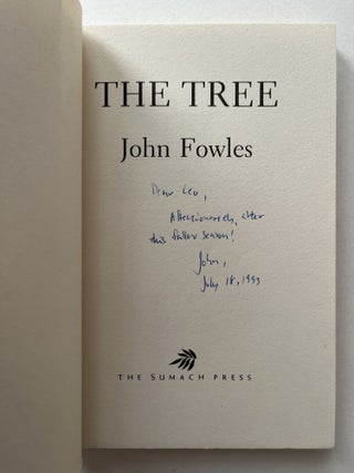 The Tree (inscribed to his mother-in-law)