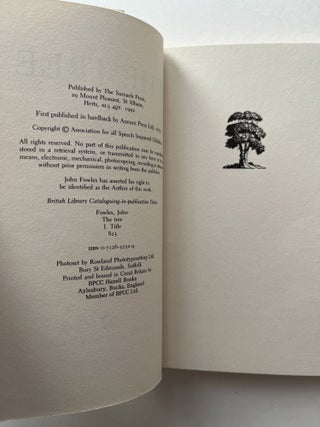 The Tree (inscribed to his mother-in-law)