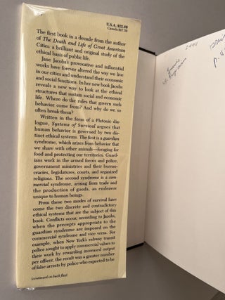 Systems of Survival (signed association copy)