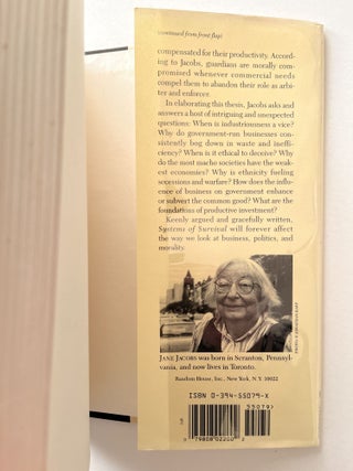 Systems of Survival (signed association copy)