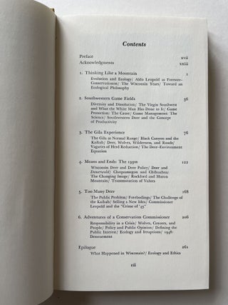 Thinking Like a Mountain: Aldo Leopold and the Evolution of an Ecological Attitude Toward Deer, Wolves and Forests (signed)