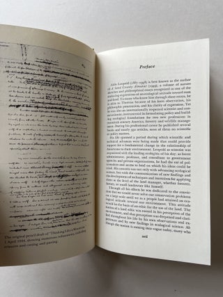 Thinking Like a Mountain: Aldo Leopold and the Evolution of an Ecological Attitude Toward Deer, Wolves and Forests (signed)