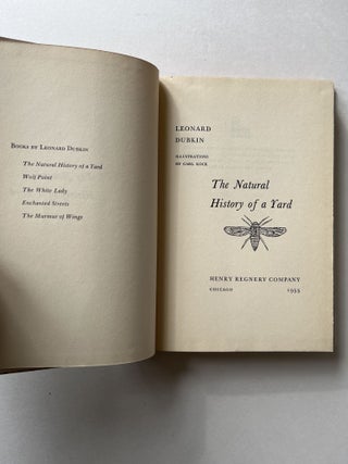 The Natural History of a Yard (signed)