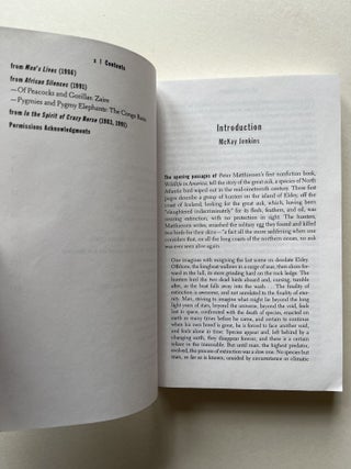 The Peter Matthiessen Reader (signed uncorrected proof)