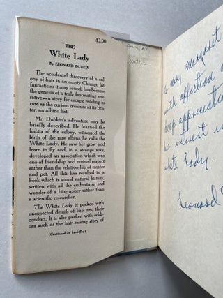 The White Lady: An Adventure in Nature's Secret World (association copy)