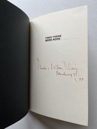 Then There Were None (signed)